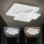 Wofi - plafonnier led avec télécommande plafonnier salle à manger moderne dimmable cct, métal plastique, ... Wofi - plafonnier led avec télécommande plafonnier salle à manger moderne dimmable cct, métal plastique, ...