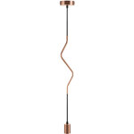 Plafonnier luminaire suspendu vintage industriel salon et chambre e27 sans ampoules, cuivre noir - paco ...