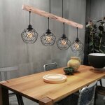 Plafonnier pendule vintage grille de poutre en bois suspension noire dans un ensemble comprenant des ... Plafonnier pendule vintage grille de poutre en bois suspension noire dans un ensemble comprenant des ...