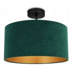 Plafonnier plafon abat - jour velours dor� s�lection led