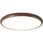 Plafonnier rond style japonais avec led int�gr�e ? luminaire encastr� design pour chambre, bureau et ...