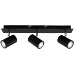 Briloner - plafonnier spot leuchten run, 40 w, ip20, noir, métal, incl. , 3x gu10, 45 x 8 x 12, 3 cm Briloner - plafonnier spot leuchten run, 40 w, ip20, noir, métal, incl. , 3x gu10, 45 x 8 x 12, 3 cm