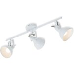 Briloner - plafonnier spot leuchten soft, 40 w, ip20, blanc, mtal, excl. 3x e14, 55, 4 x 18, 1 x 10 ...