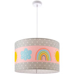 Paco home - plafonnier suspension chambre enfant abat - jour tissu rond coloré bébé e27 lampe à suspension ... Paco home - plafonnier suspension chambre enfant abat - jour tissu rond coloré bébé e27 lampe à suspension ...