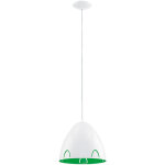 Plafonnier suspension salle  manger clairage pendule vert blanc spot lampe de couloir eglo 92732
