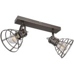 Globo - plafonnier vintage salon salle  manger clairage cage spot lampe pivotante 54019 - 2
