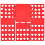 Planche � plier t - shirt pratique, structure stable et gain de temps, pliage facile pour v�tements rouge ...