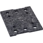 Plaque abrasive bosch 110 x 100 mm avec feutre