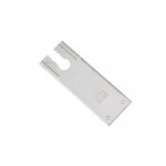 Plaque en acier finition inox bross pour pivot de sol janus + et minos + sevax sn313925