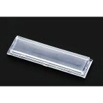 Wiltec plaque couverture porte - nom ? 73, 5 x 21, 5 mm ? pour dcoupe 69, 1 x 17, 2 mm ? bote aux lettres, ...