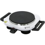 Plaque de cuisson 1 feu - blanc - 1500w - blackpear bhp001