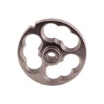 Plaque filet en acier pour hachoir � viande n. 22 avec trous en losange