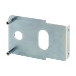 Plaque de fixation pour serrure horizontale, à souder, zingué - thirard Plaque de fixation pour serrure horizontale, à souder, zingué - thirard