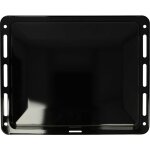 Plaque de four noire, �maill�e, rev�tement anti - adh�rence compatible avec bosch hgv74x - serie, hgv74xxxxxxx ...
