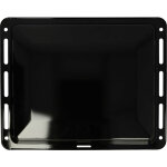 Plaque de four noire, �maill�e, rev�tement anti - adh�rence compatible avec bosch hgv795 - serie, hgv795xxxxxx ...