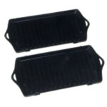 Moulinex ? plaques grill x2 pour gaufrier et croque - monsieur ? cuisson uniforme ? remplacement pour ...