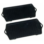 Plaques grill x2 pour gaufrier et croque - monsieur ? cuisson uniforme ? nettoyage facile ? compatible ...