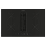 Plaque induction rosi�res rih8icf 80 cm avec hotte int�gr�e 7000 w noire