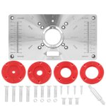 Plaque d'insertion table de toupie compatible avec makita routeurs machine de d�coupe en alliage d'aluminium ...