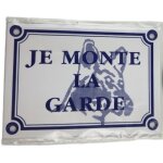 Plaque (je monte la garde) taille 14 x 10 cm, pour chien. - zolux