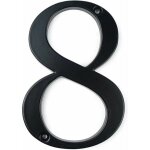 Plaque de num�ro de maison 4 pouces (10 cm) num�ros de porte modernes plaque de signalisation num�ros ...