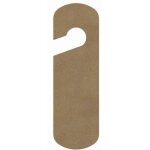 Plaque poign�e de porte - marron - enfant - bois massif - artisanal - d�coratif