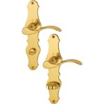 Plaque poign�e porte weimar m112sln / 2007 ms f71 sk / ol 78mm din gauche / droite hoppe