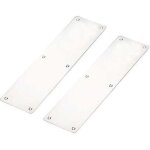 Plaque de pouss�e de doigt de porte, 2 x plaque de doigt de porte coupe - feu, plaque de pouss�e 300 ...