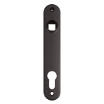 Plaque de propreté entraxe 92mm aluminium noir 9005 locinox p00009545 Plaque de propreté entraxe 92mm aluminium noir 9005 locinox p00009545