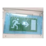 Plaque de signalisation plexiglas avec sortie flèche horizontale pour baes arcor legrand 060770 Plaque de signalisation plexiglas avec sortie flèche horizontale pour baes arcor legrand 060770