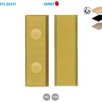 Plaquettes carbure rev�t. titane expert boite de 10 larg. 10 long. 30 ep. 1, 5mm