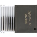 Plaquette k05 20x4, 1x1, 1 / 4 coupes 35 hm rainure petite face