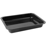 Plat � four xxl rectangle 40 x 29 cm en acier �maill� zenker sp�cial cooking