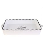 Plat rectangulaire 40x26. 3x6. 2cm Plat rectangulaire 40x26. 3x6. 2cm