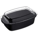 Plat a rotir avec couvercle