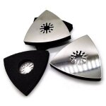 Plateau abrasif patin de ponage ponceuse triangle disque pour outils multifonctions 3pcs