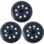 Plateau de pon�age 125 mm pour makita 743081c8, bo5010, bo5041kc - 8 trou disques de pon�age avec 3 papiers ...