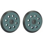 Plateau de pon�age 125mm avec 8 trous pour makita bo5010 et dewalt dw420, livr� en 2 pi�ces