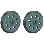 Plateau de pon�age 125mm disques de pon�age � 8 trous patin ponceuse 5 pouces pour makita bo 5010, 5030, ...