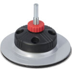 Plateau de pon�age auto - agrippant fixoflex pour perceuse - diam�tre 125 mm - r�f. 2211000 - wolfcraft ...