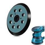 Plateau ponceuse pour 125mm, plateau de pon�age 8 trous pour makita bo5041 m9202b m9204b dbo180
