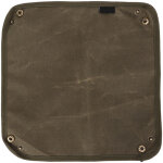 Plateau de rangement pliable �tanche r�sistant boucle m�tallique design pour camping bureau vert od