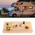 Plateau de table de remplacement pour camping - car, 80 x 40 cm (31, 49 x 15, 74 po), en bois massif ...