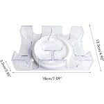 Plateau tournant 2 ou 6 jeux - porte - cartes transparent, organisateur de cartes pratique pour jeux