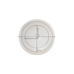 Plateau tournant diametre 324 mm mjs65336701 pour micro - ondes daewoo lg goldstar, panasonic