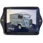 Plateau vide poche mtallique citron