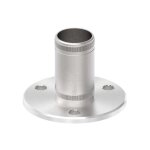 Platine au sol à la française inox à manchonner pour tube de 42. 4x2mm extérieure, garde corps et balustrade ... Platine au sol à la française inox à manchonner pour tube de 42. 4x2mm extérieure, garde corps et balustrade ...