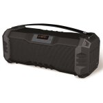 Platinet pmg75b, 11 w, 11 w, avec fil &sans fil, 10 m, enceinte portable st�r�o, noir, gris