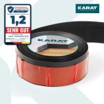 Plinthe auto - adh�sive, 50 x 15 mm, noir, l = 25 m, plinthe de cuisine, plinthe pvc flexible