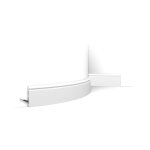 Orac - plinthe sx173f flexible, lgante et classique - l200 x h10 x l1, 6 cm decor